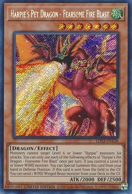 Harpie's Pet Dragon - Fearsome Fire Blast