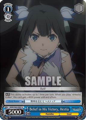 Belief in His Victory, Hestia