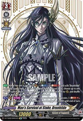 Man's Survival at Stake, Brunhilde (SP)