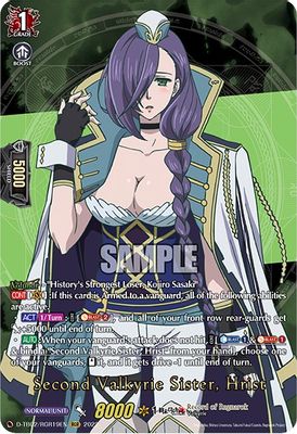 Second Valkyrie Sister, Hrist (RGR)
