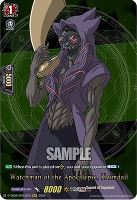 Watchman of the Apocalypse, Heimdall (RGR)
