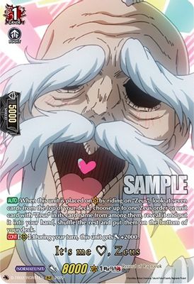 It's me, Zeus (RGR)
