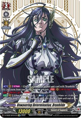 Unwavering Determination, Brunhilde (SP)