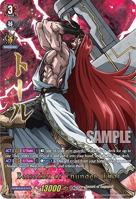Berserker of Thunder, Thor (SSP)