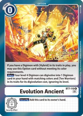 Evolution Ancient (2022 Championship Offline Regional) [Online Participant]