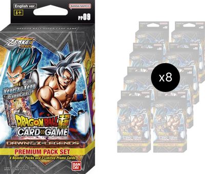 Dawn of the Z-Legends Premium Pack Set 09 Display