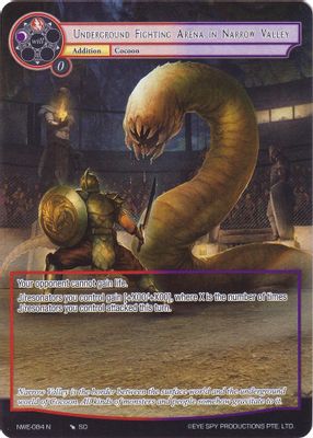Underground Fighting Arena in Narrow Valley (Full Art)