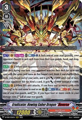 Eradicator, Vowing Saber Dragon 