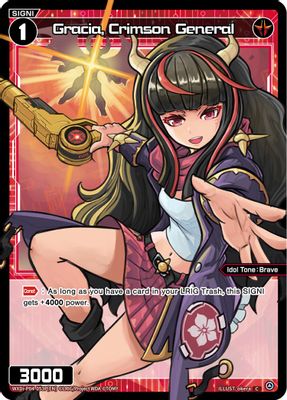 Gracia, Crimson General (Parallel Foil)