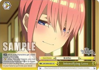 Intensifying Love