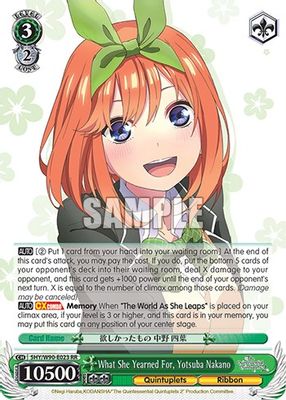 What She Yearned For, Yotsuba Nakano