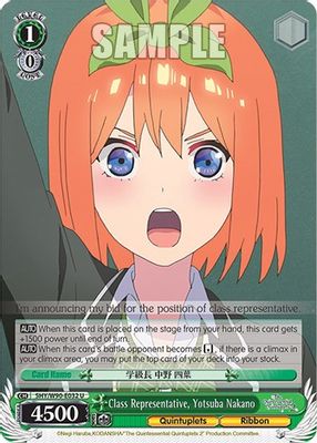 Class Representative, Yotsuba Nakano
