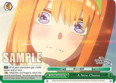 A New Choice (RRR)