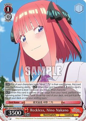 Reckless, Nino Nakano (SR)