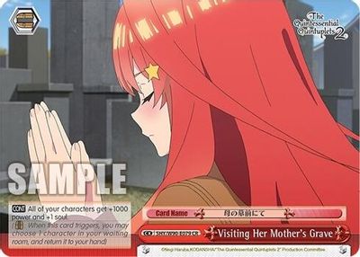 Visiting Her Mother's Grave