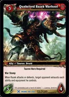 Quakelord Razek Warhoof