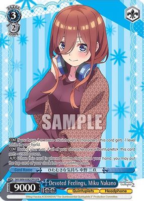Devoted Feelings, Miku Nakano (OFR)
