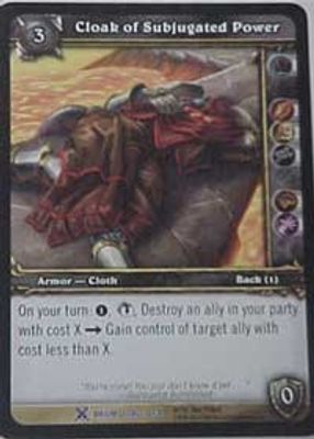 Cloak of Subjugated Power