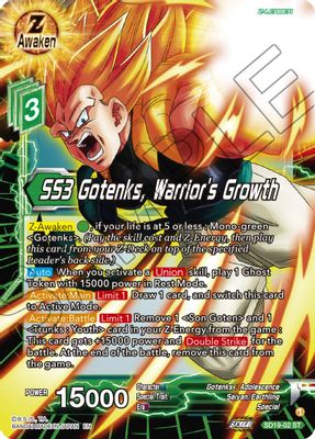 SS3 Gotenks, Warrior's Growth (Silver Foil)