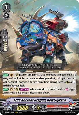 True Ancient Dragon, Heft Styraco