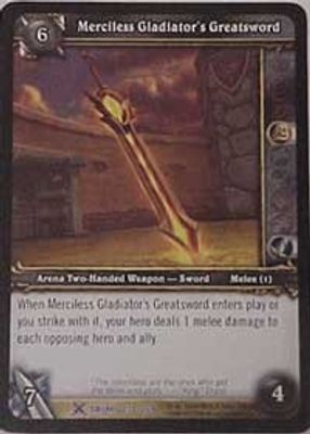 Merciless Gladiator's Greatsword