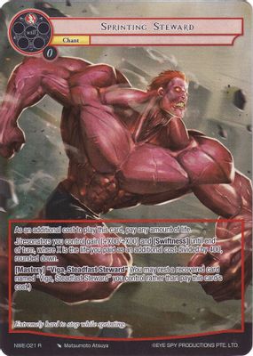 Sprinting Steward (Full Art)