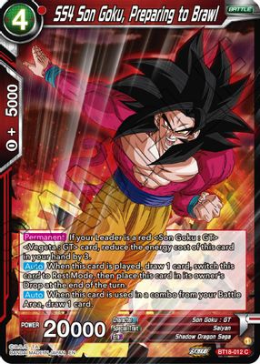SS4 Son Goku, Preparing to Brawl