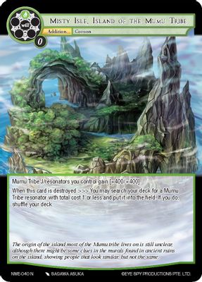 Misty Isle, Island of the Mumu Tribe