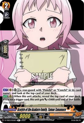 Acolyte of the Asakura Family, Tamao Tamamura