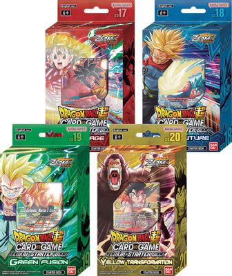Dawn of the Z-Legends Starter Decks [Set of 4]