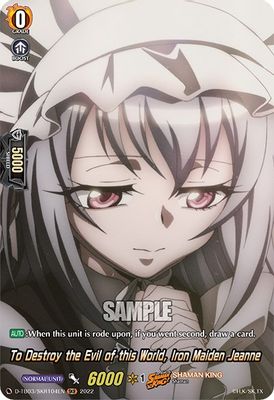 To Destroy the Evil of this World, Iron Maiden Jeanne (SKR)