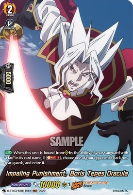 Impaling Punishment, Boris Tepes Dracula (SKR)