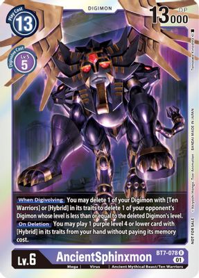 AncientSphinxmon (Event Pack 3)