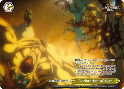 Declaration of War (TTR)