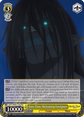 Eren Titan: Welcoming Foreigners (Foil)
