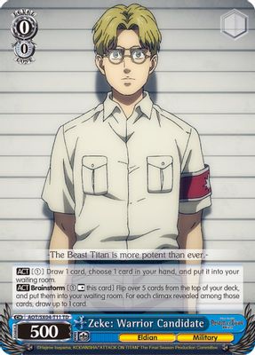 Zeke: Warrior Candidate