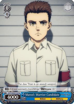 Marcel: Warrior Candidate