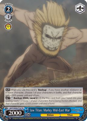 Jaw Titan: Marley Mid-East War