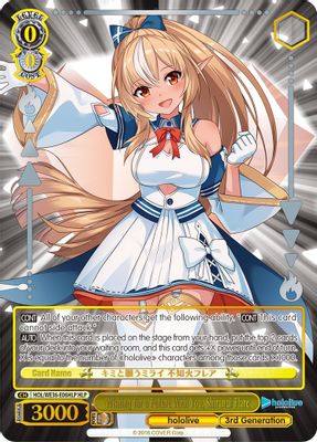 Wishing for a Future With You, Shiranui Flare (HLP)