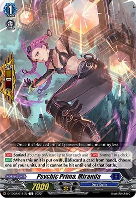 Psychic Prima, Miranda