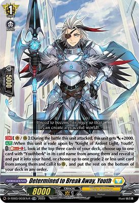 Determined to Break Away, Youth (Foil)