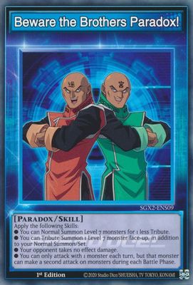 Beware the Brothers Paradox!