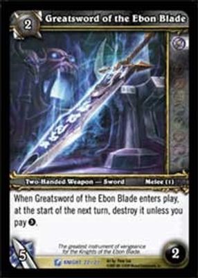 Greatsword of the Ebon Blade