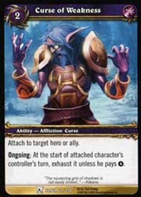 Curse of Weakness