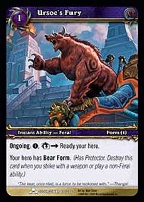 Ursoc's Fury