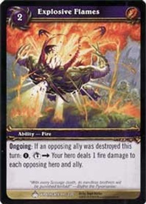 Explosive Flames