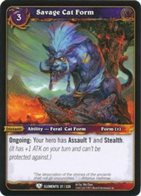 Savage Cat Form
