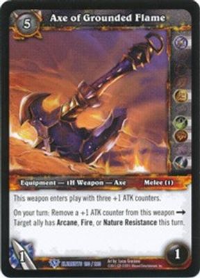 Axe of Grounded Flame