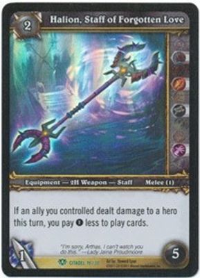Halion, Staff of forgotten Love