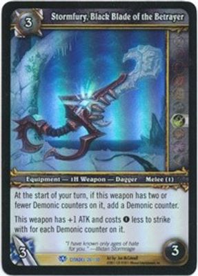Stormfury, Black Blade of the Betrayer